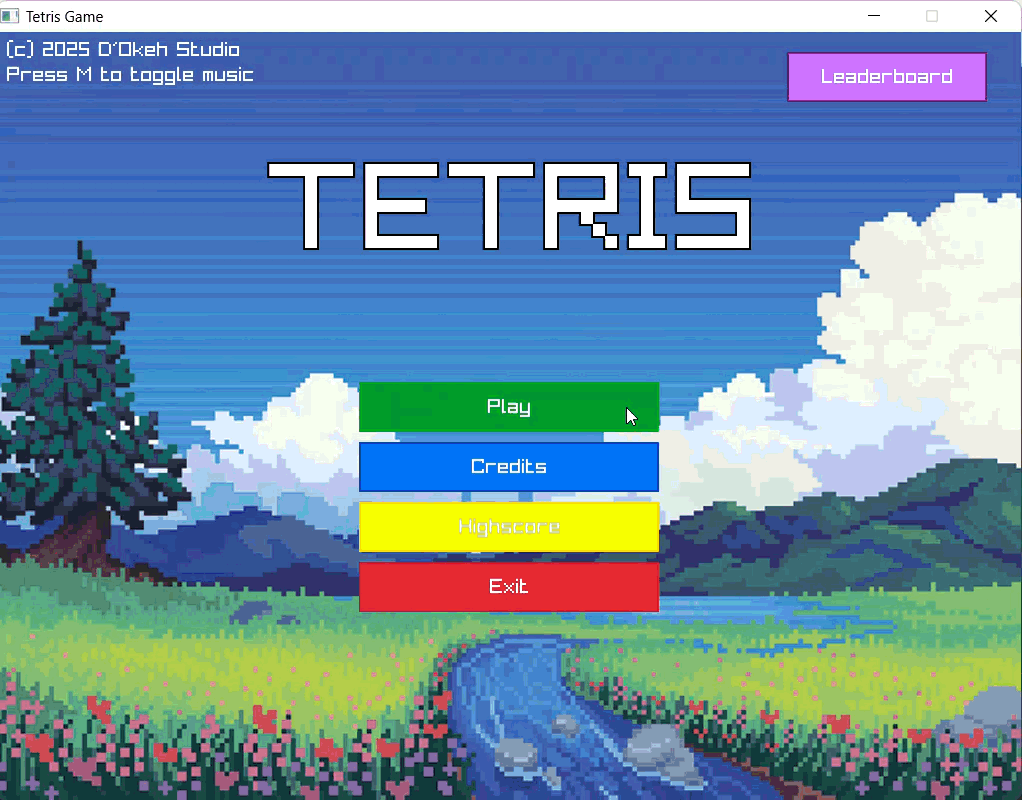 Game Tetris (C & Raylib)
